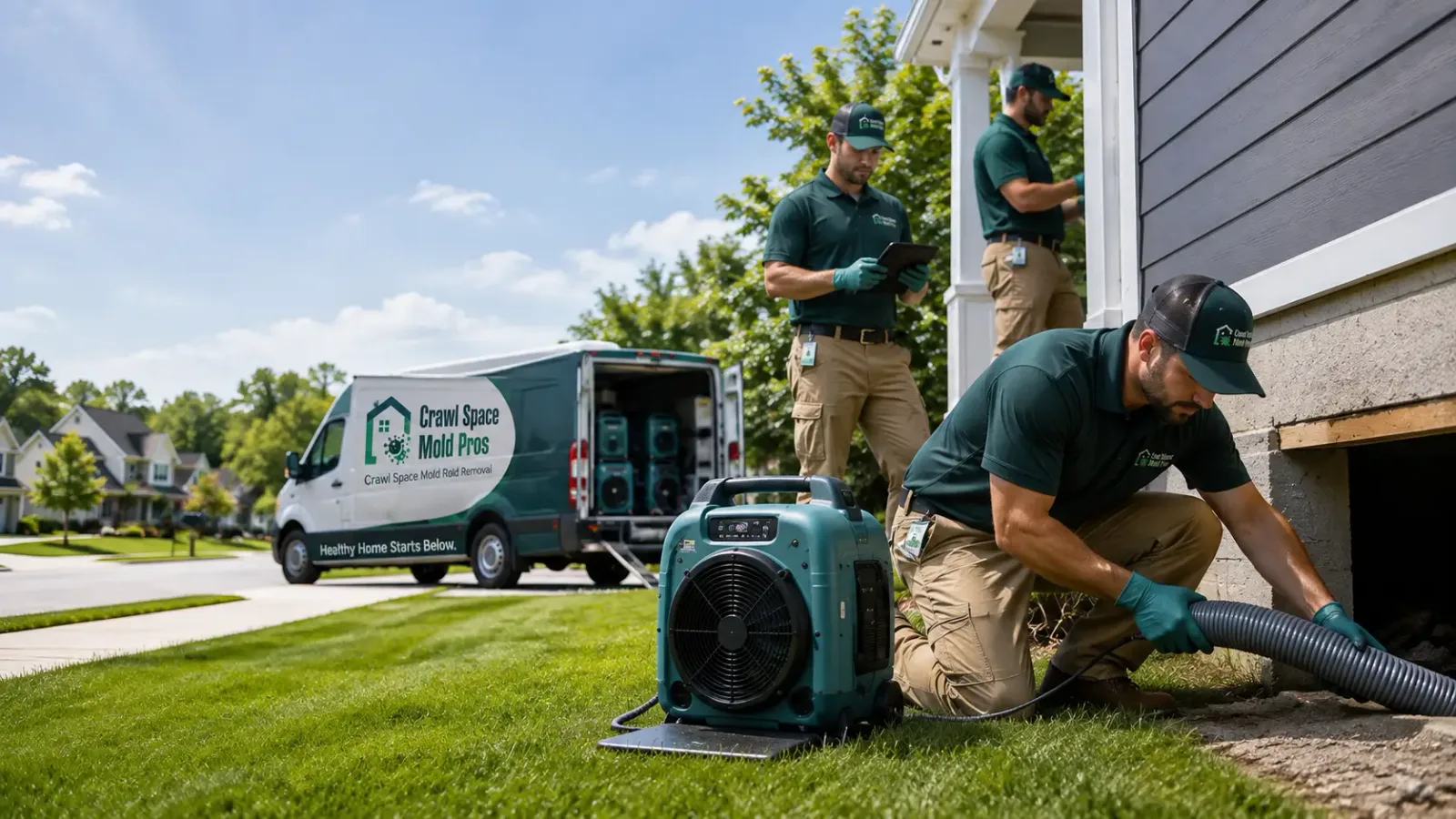 Crawl Space Mold Removal in Colmar, PA